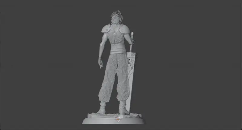 Zack Fair Figures 3D Printing Model STL