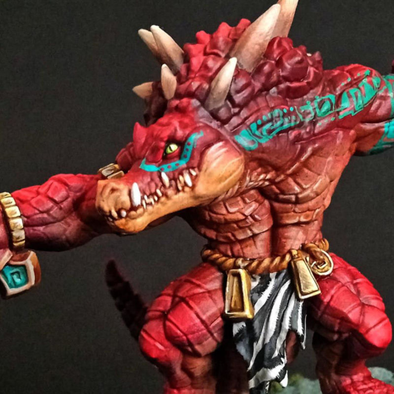 Modelo de impresión 3D del Campeón Lagarto Zantharot