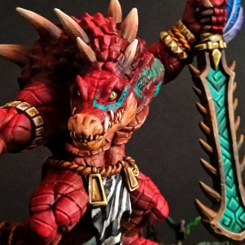 Zantharot Lizard Champion 3D Printing Model