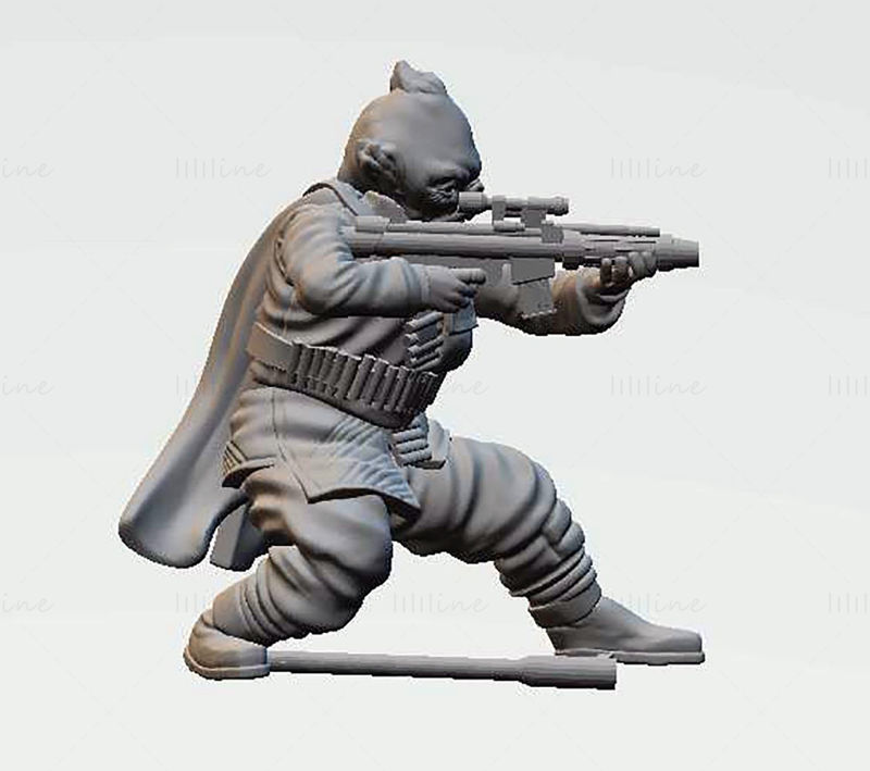 Zealot Sniper 3D Printing Model STL