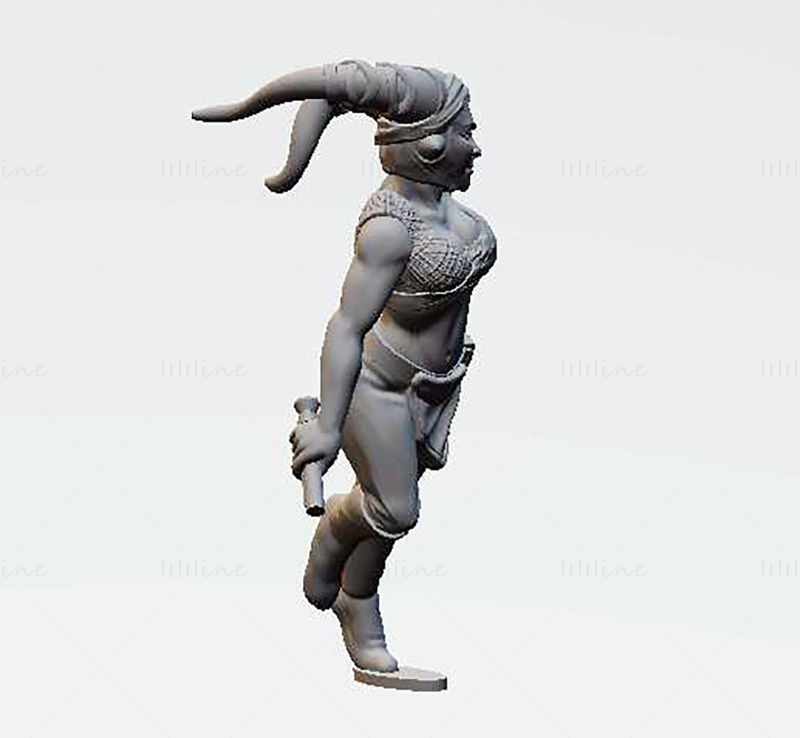 Zen Warrior Twi'lighter 3D-printmodel STL