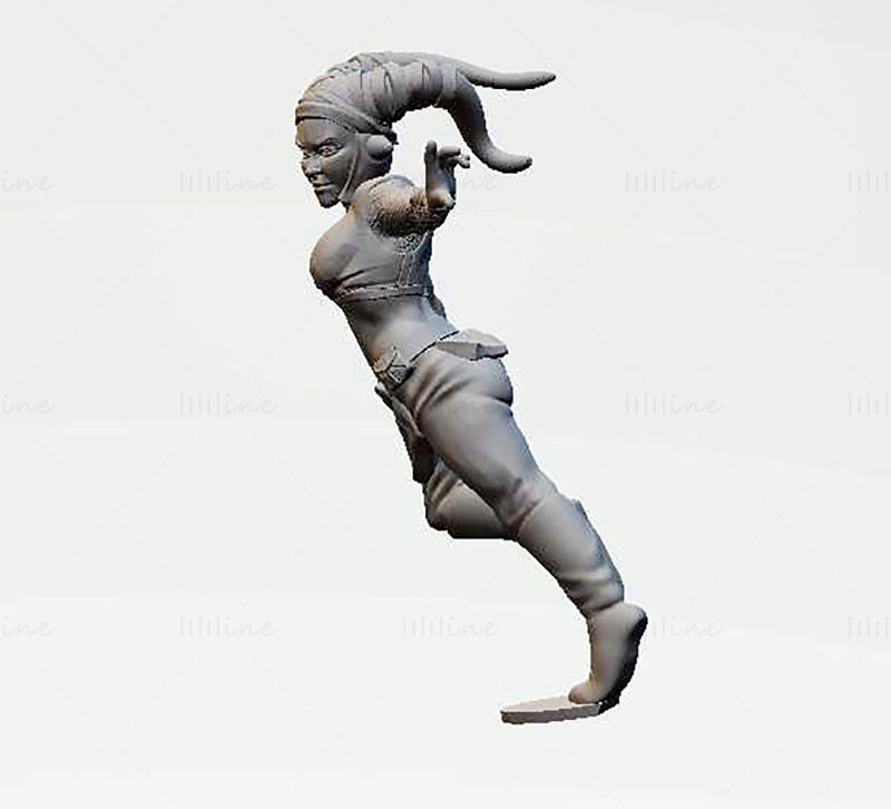 Modelo de impresión 3D de Zen Warrior Twi'lighter STL