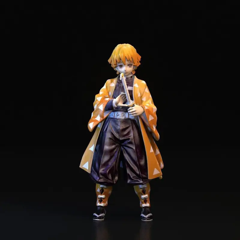Zenitsu Agatsuma Demon Slayer Anime 3D Print Model STL File