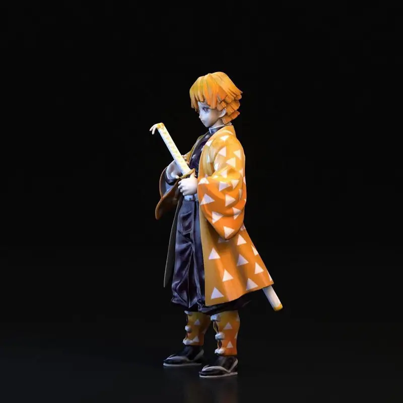 Zenitsu Agatsuma Demon Slayer Anime 3D Print Model STL File