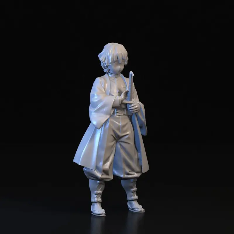 Zenitsu Agatsuma Demon Slayer Anime 3D Print Model STL File