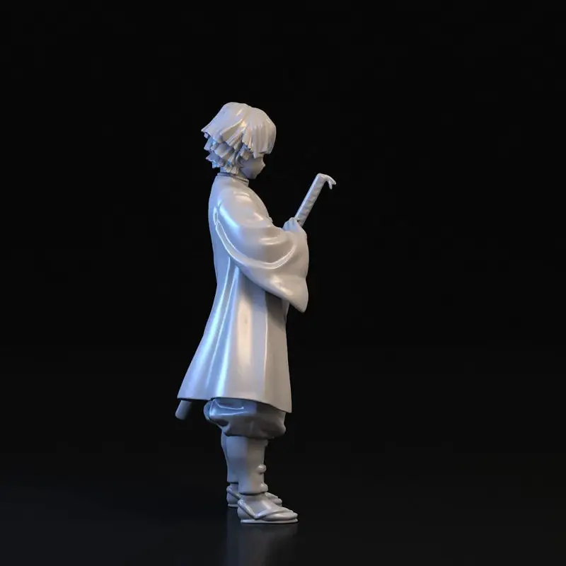 Zenitsu Agatsuma Demon Slayer Anime 3D Print Model STL File