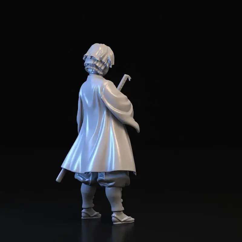 Zenitsu Agatsuma Demon Slayer Anime 3D Print Model STL File