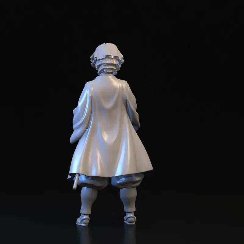 Zenitsu Agatsuma Demon Slayer Anime 3D Print Model STL File