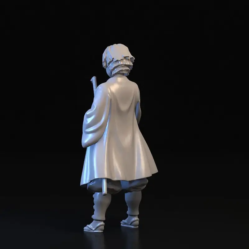 Zenitsu Agatsuma Demon Slayer Anime 3D Print Model STL File