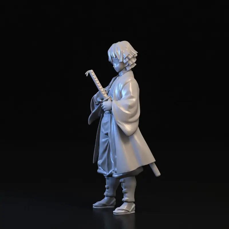 Zenitsu Agatsuma Demon Slayer Anime 3D Print Model STL File