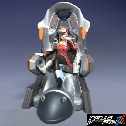 Zero Two - Darling In The Franxx 3D Print Model STL Файлы