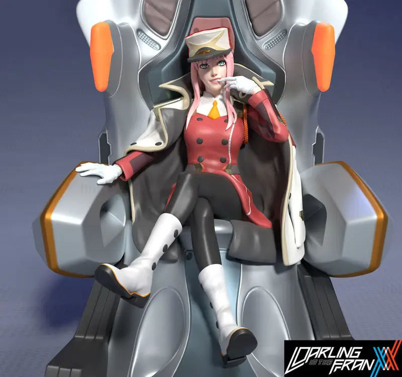 Zero Two - Darling In The Franxx 3D Print Model STL Файлы