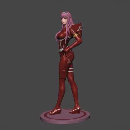 Файл STL модели 3D Pring Zero Two Figure