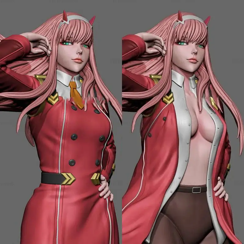 ゼロツーのCoat 3DプリントモデルSTLファイル