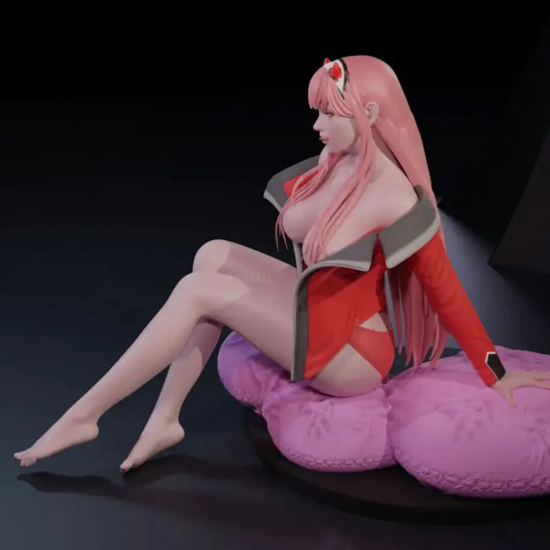 Zero Two Sitting Figure NSFW 3D Print Model STL