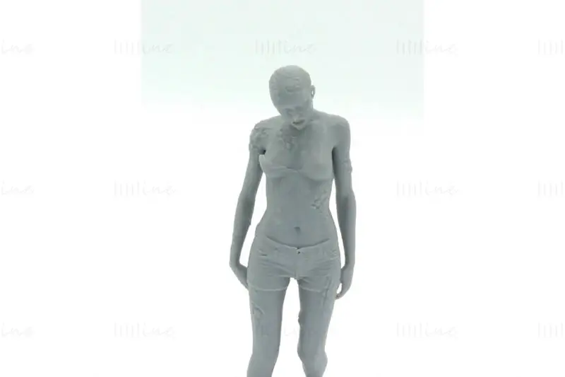 Zombi (DyingLight) Figuries 3D Print Model STL fájl