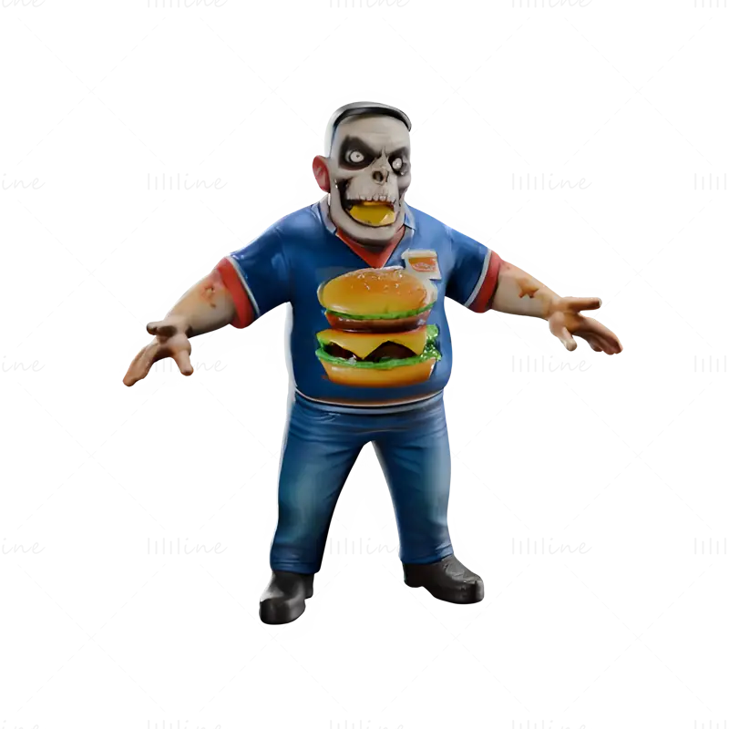 Model de imprimare 3D Zombie Burger Buddies