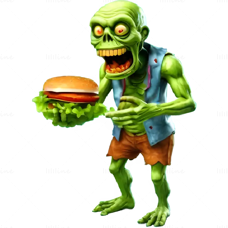 Zombie Burger Buddies 3D-printmodel