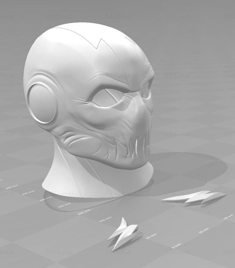 逆闪电极速头盔可穿戴3D打印模型STL